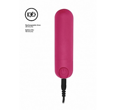 10 Speed Rechargeable Bullet - Pink